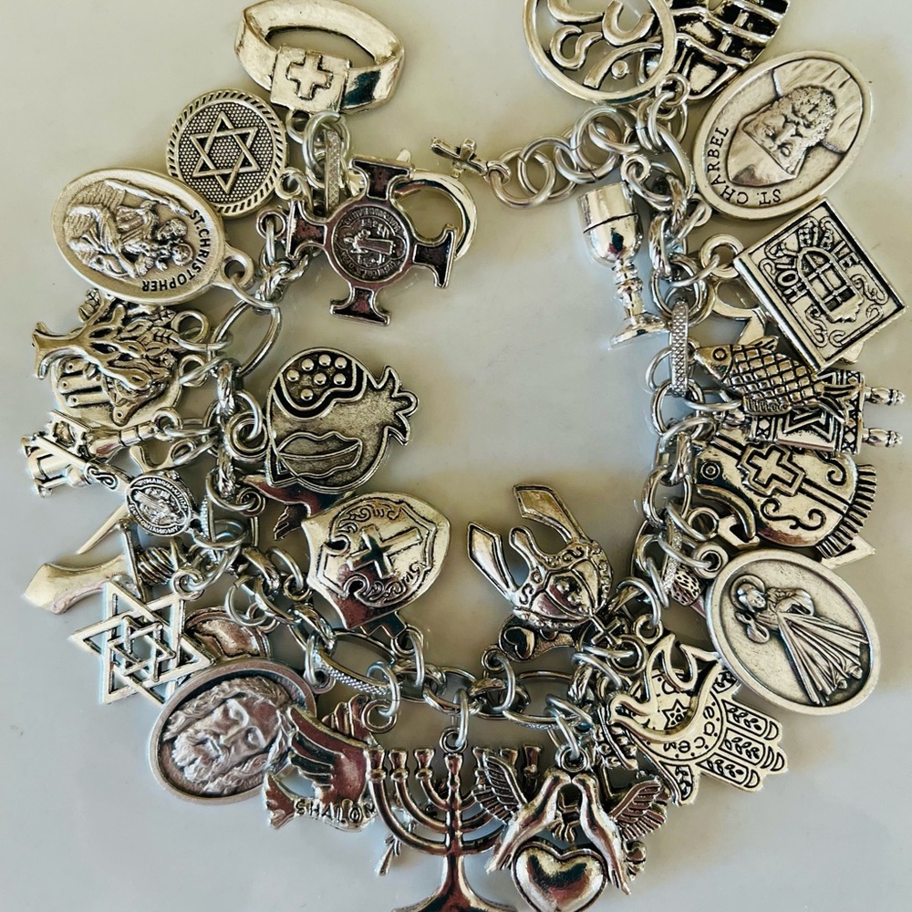 Charm Bracelet Judeo Christian Armor of God Charm Bracelet